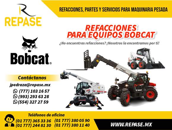 Refacciones para equipos Bodcat.