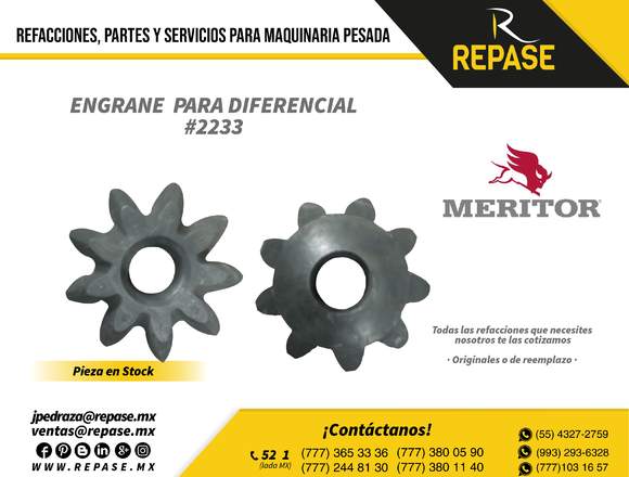 Partes para diferencial MERITOR