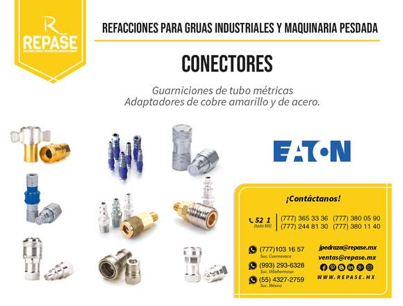 ACOPLADORES Y CONECTORES MARCA EATON 