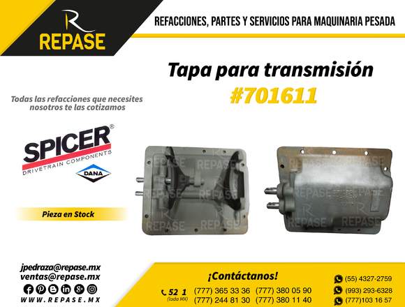 TAPA DE TRANSMISIÓN #701611