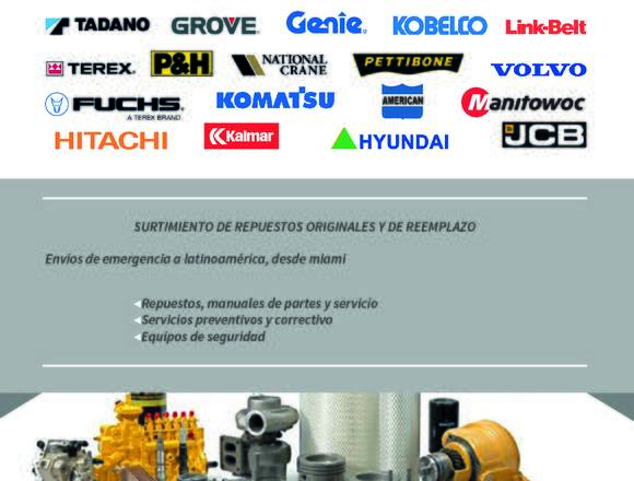 REFACCIONES PARTES Y SERVICIOS GRÚAS INDUSTRIALES