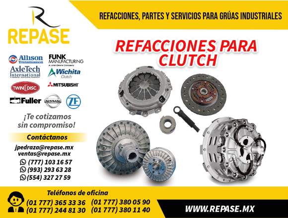 Refacciones para Clutch