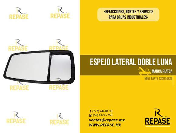 ESPEJO LATERAL DOBLE LUNA MARCA RIATSA.