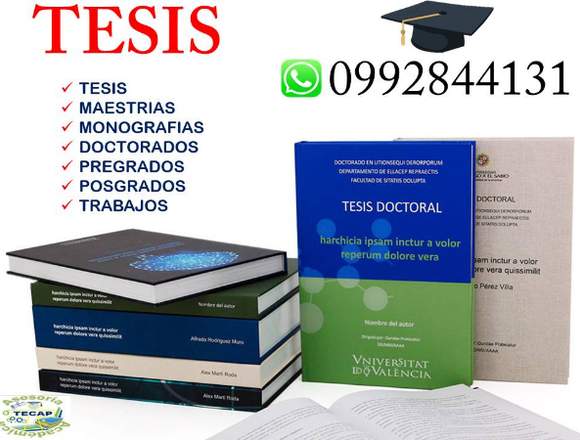 TESIS QUITO  ASESORAMOS Y DESARROLAMOS TESIS