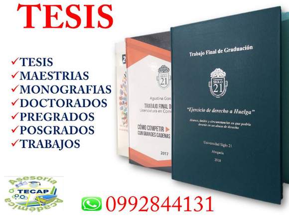 TESIS QUITO ASESORAMOS Y DESARROLLAMOS TESIS