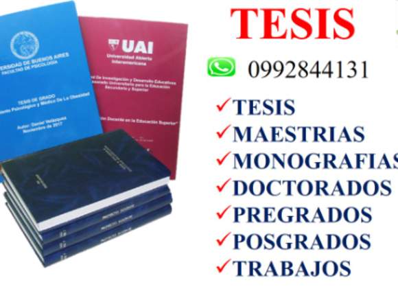 TESIS.TE ASESORAMOS Y DESARROLLAMOS TODA TU TESIS 