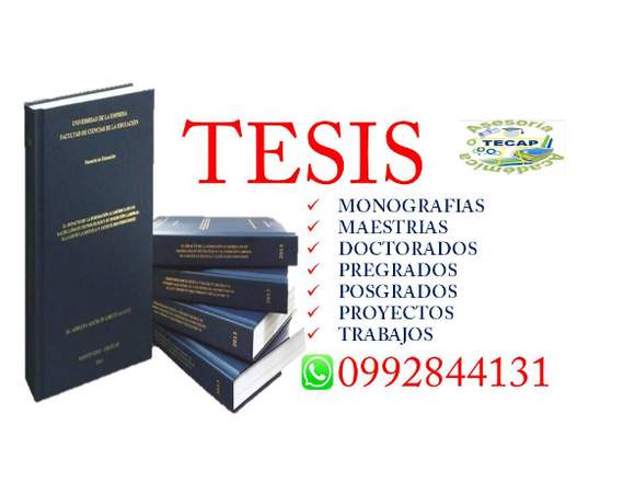 TESIS QUITO ASESORAMOS Y DESARROLLAMOS TESIS 