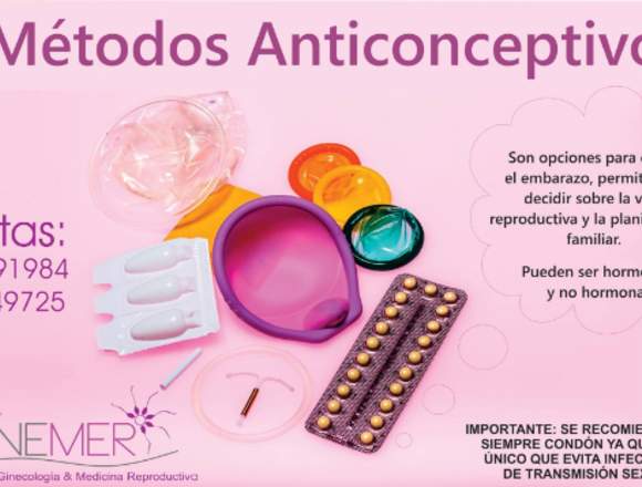 Clínica Gynemer MÉTODOS ANTICONCEPTIVOS 