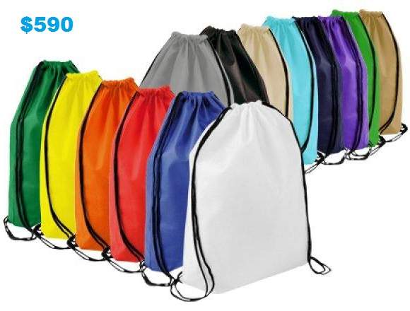 Bolsas Tipo Mochila Morral para Impresión Tela TNT