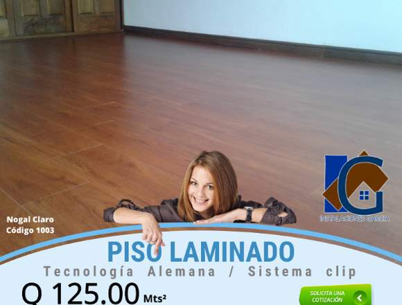 PISO LAMINADO IMITACION MADERA