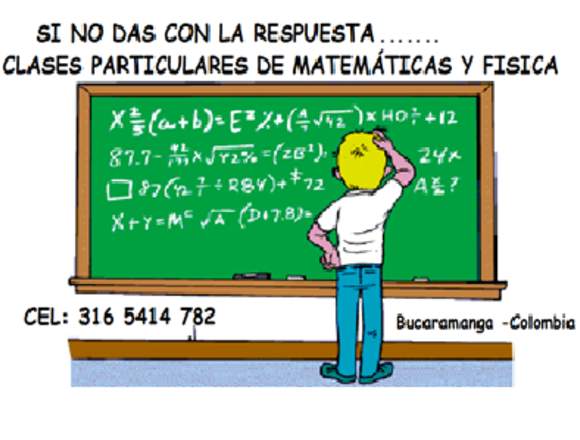 Clases Particulares de Matemáticas y Física