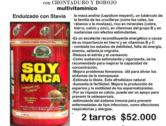 MULTIVITAMINCO MACA CON CHONTADURO Y BOROJO 700 GR