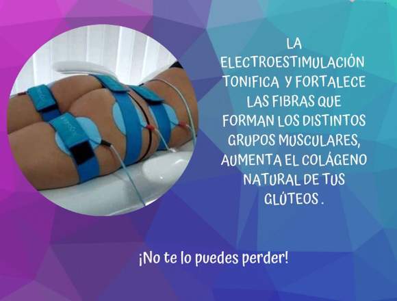 GLÚTEOS DE ACERO CON ELECTOESTIMULACIÓN 