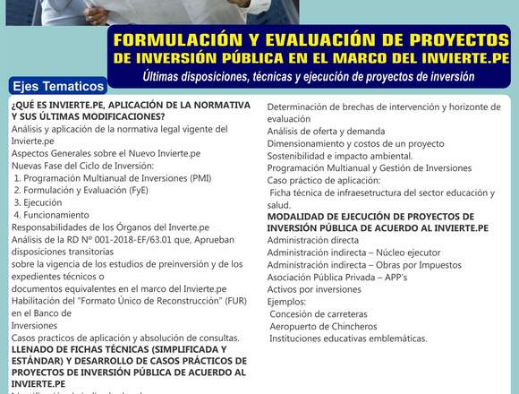 FORMULACIÓN Y EVALUACIÓN DE PROYECTOS  