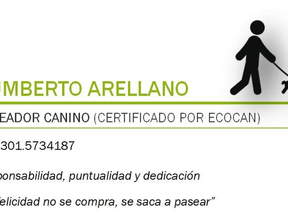 Paseador Canino Certificado