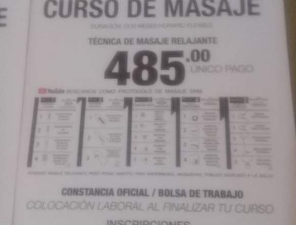 curso masaje relajante