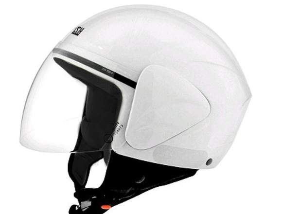 CASCO JET BARATO BLANCO O NEGRO