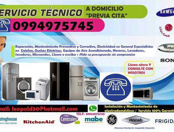 Tecnico Electricidad, Refrigeracion yLinea Blanca