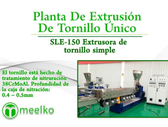 Planta De Tornillo Único MKSLE-150 meelko