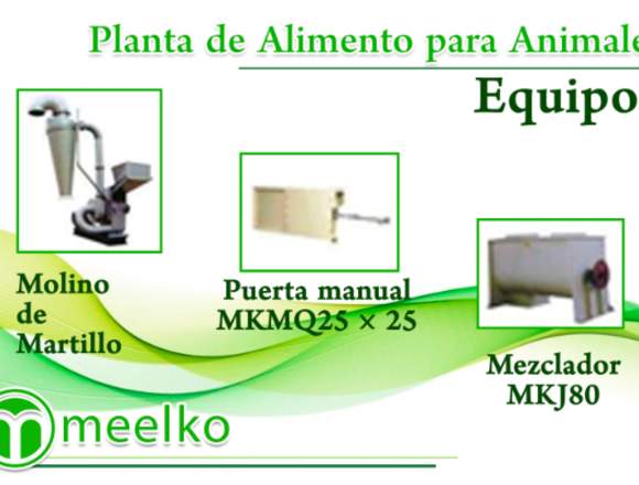 Planta meelko de Alimento para Animales