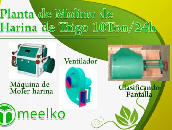 Planta de Molino de Harina 10ton/24h meelko