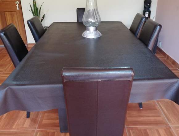 Comedor Madera 6 sillas 