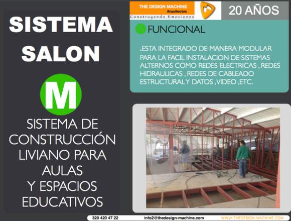 Aulas modulares  para colegios y universidades 