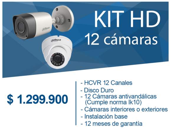 KIT 6 CAMARAS DE SEGURIDAD