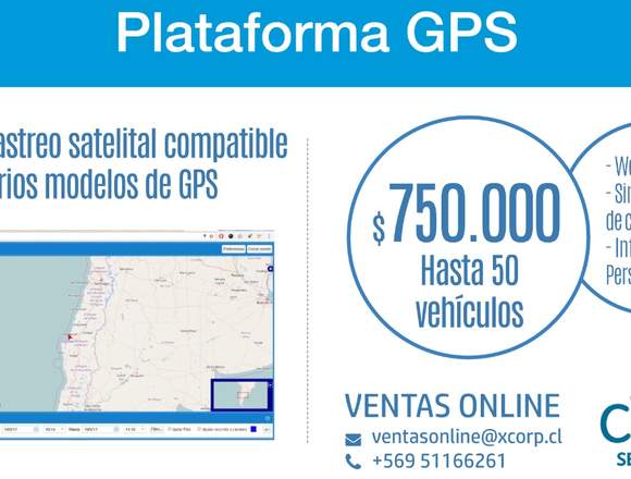 Plataforma GPS Tracker hasta 50 vehiculos.