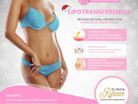 Técnica Lipotransferencia - Clínica Renacer