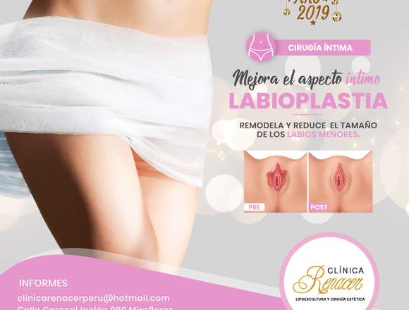 Cirugía íntima Labioplastia - Clínica Renacer