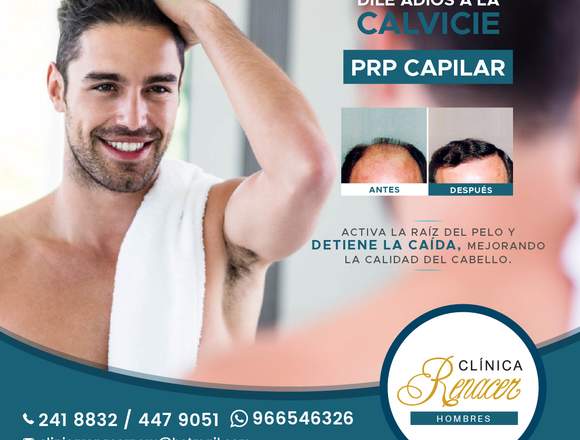 Combate la calvicie - Clínica Renacer