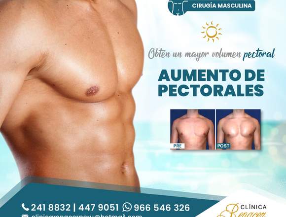 Mejora el aspecto pectoral - Clínica Renacer