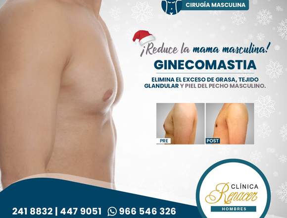 Reduce la ginecomastia - Clínica Renacer