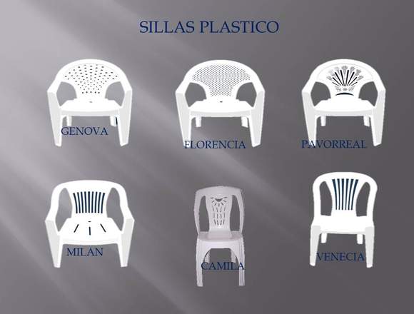 SILLAS APILABLES DE PLÁSTICO