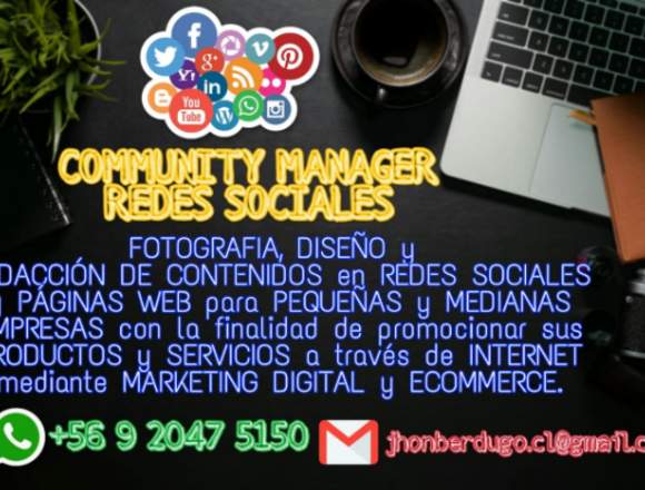 COMMUNITY MANAGER - REDES SOCIALES