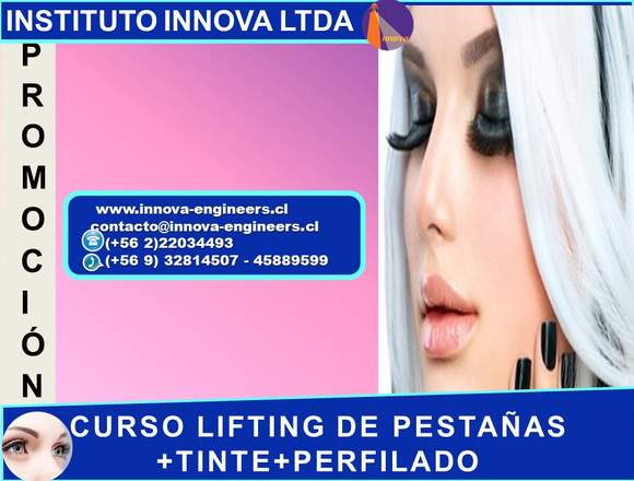 CURSO LIFTING DE PESTAÑAS +TINTE+PERFILADO 