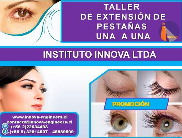 TALLER EXTENSIÓN DE PESTAÑAS UNA A UNA