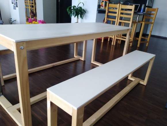 Comedor de Madera, (Pino) Vendo