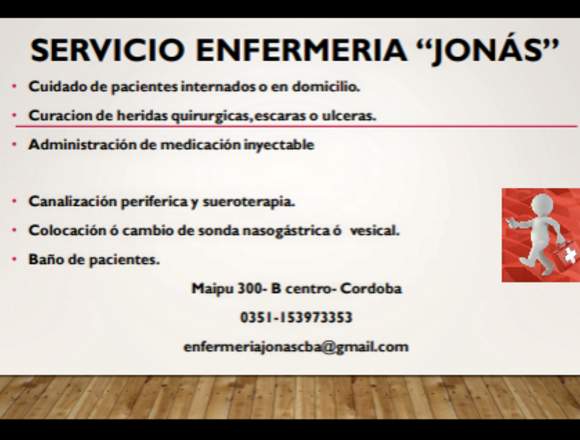 SERVICIO DE ENFERMERIA "JONÁS"