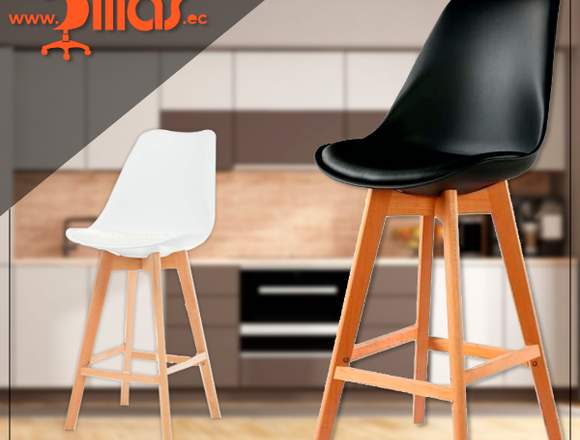 taburete eames fijo alto