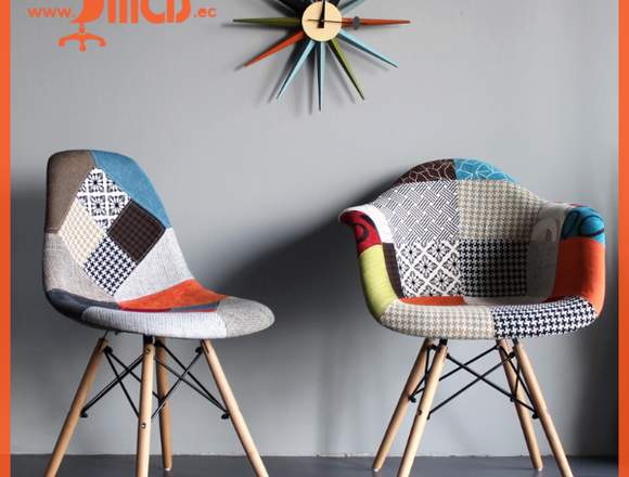 silla eames patchwork