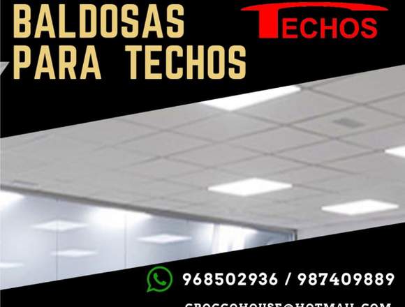 TECHOS BALDOSAS / INSTALACION