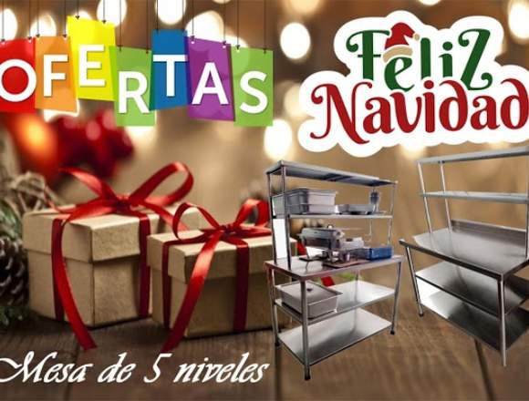 mesa de 5 niveles en oferta