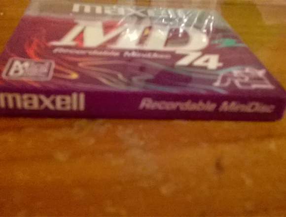 Maxell Minidisc Modelo: Md-74pr - Morado