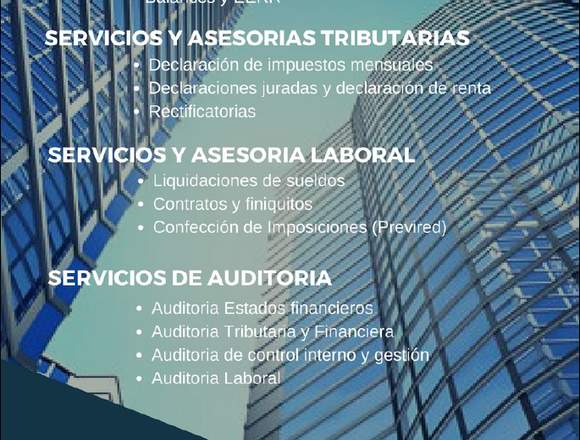 Servicios de Contabilidad y Tributaria