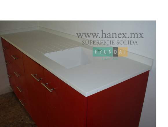 Placa de Superficie Sólida Hanex Mod.N-White