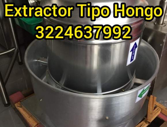 EXTRACTOR TIPO HONGO MARCA WORKS STEEL DASF 