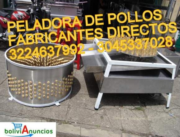 PELADORA DE POLLOS MARCA WORKS STEEL DASF 