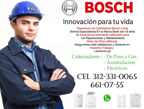 Soporte tecnico calentadores bosch 